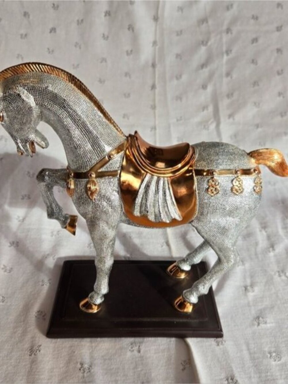 Bellagio Las Vegas Chihuly Elegant Silver and Gold Horse Sculpture PRICE FIRM